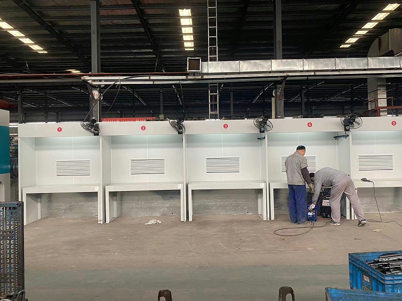 焊接作業收塵臺